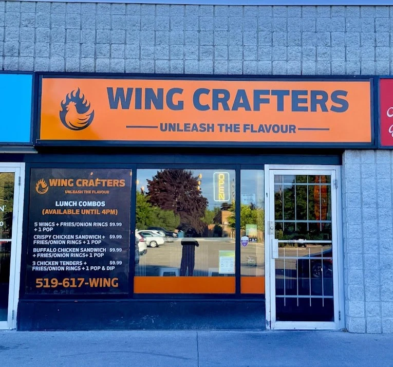 Wing Crafters signature chicken wings with multiple flavor options in London Ontario